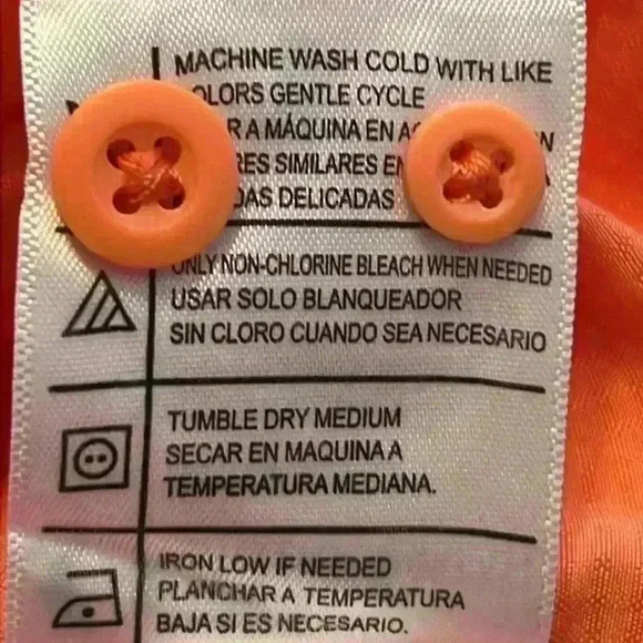 American Outdoorsman Men’s Shirt Large Orange Short Sleeve Hike Hunt Camp Fish - Picture 5 of 8